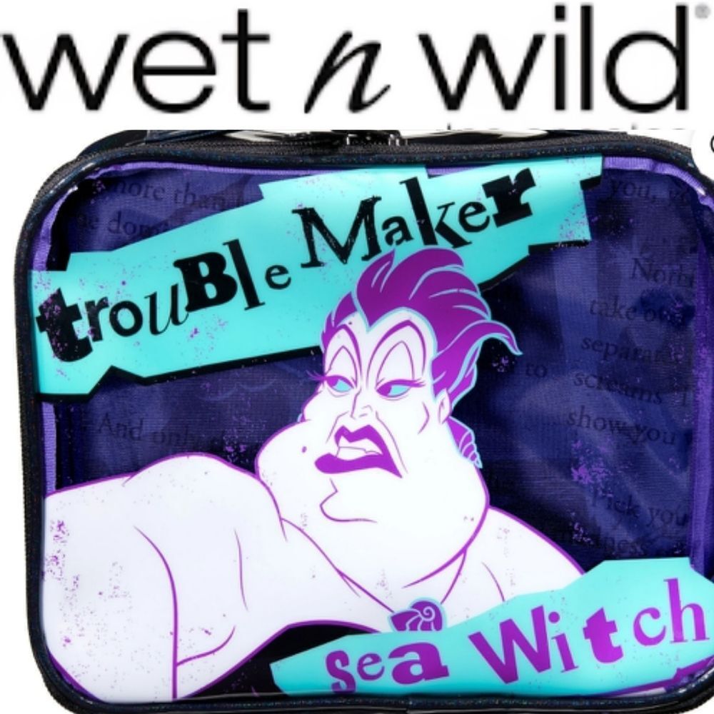 Wet-n-Wild‎ Ursula Trouble Maker Sea Witch Cosmetic Bag